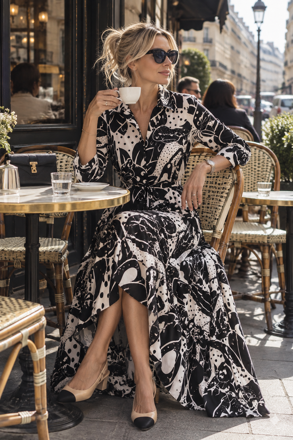 Moonlit Jungle Shirt Dress