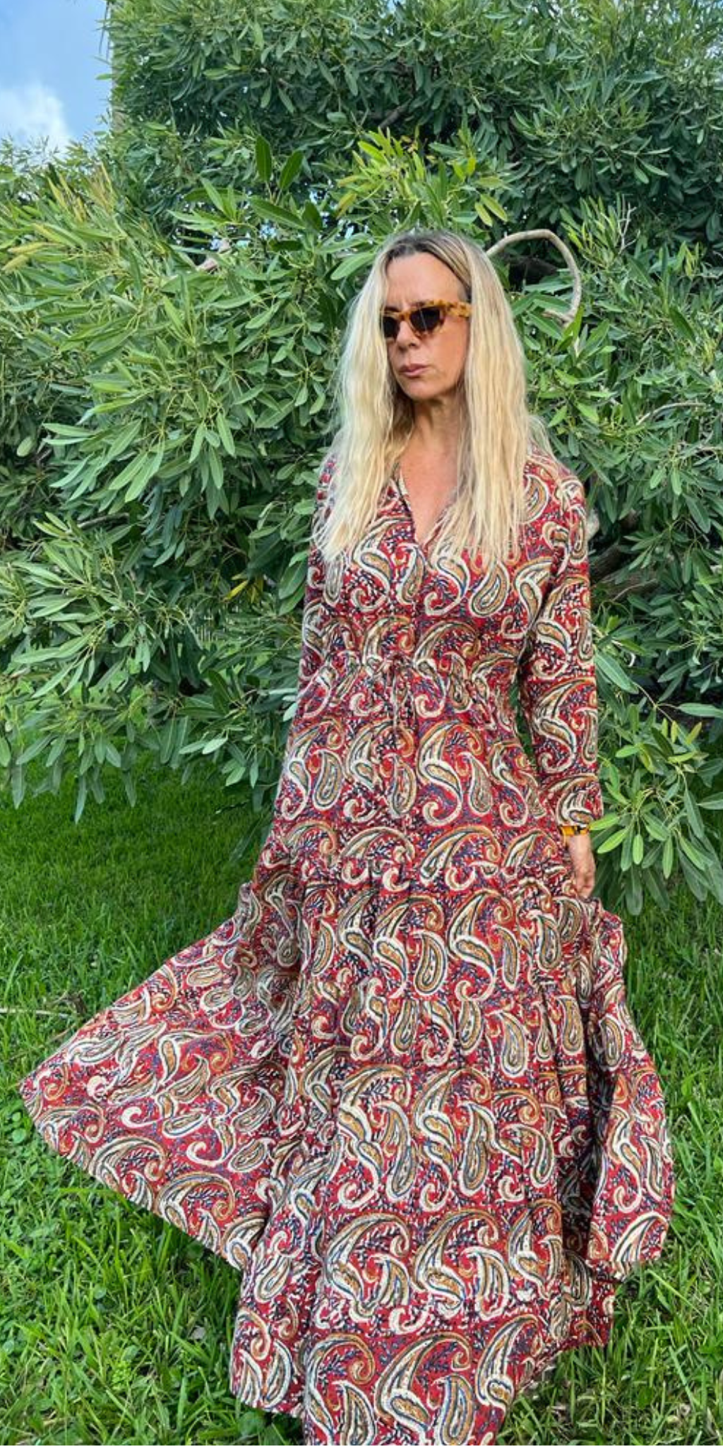 Homa Bagru Shirt Dress