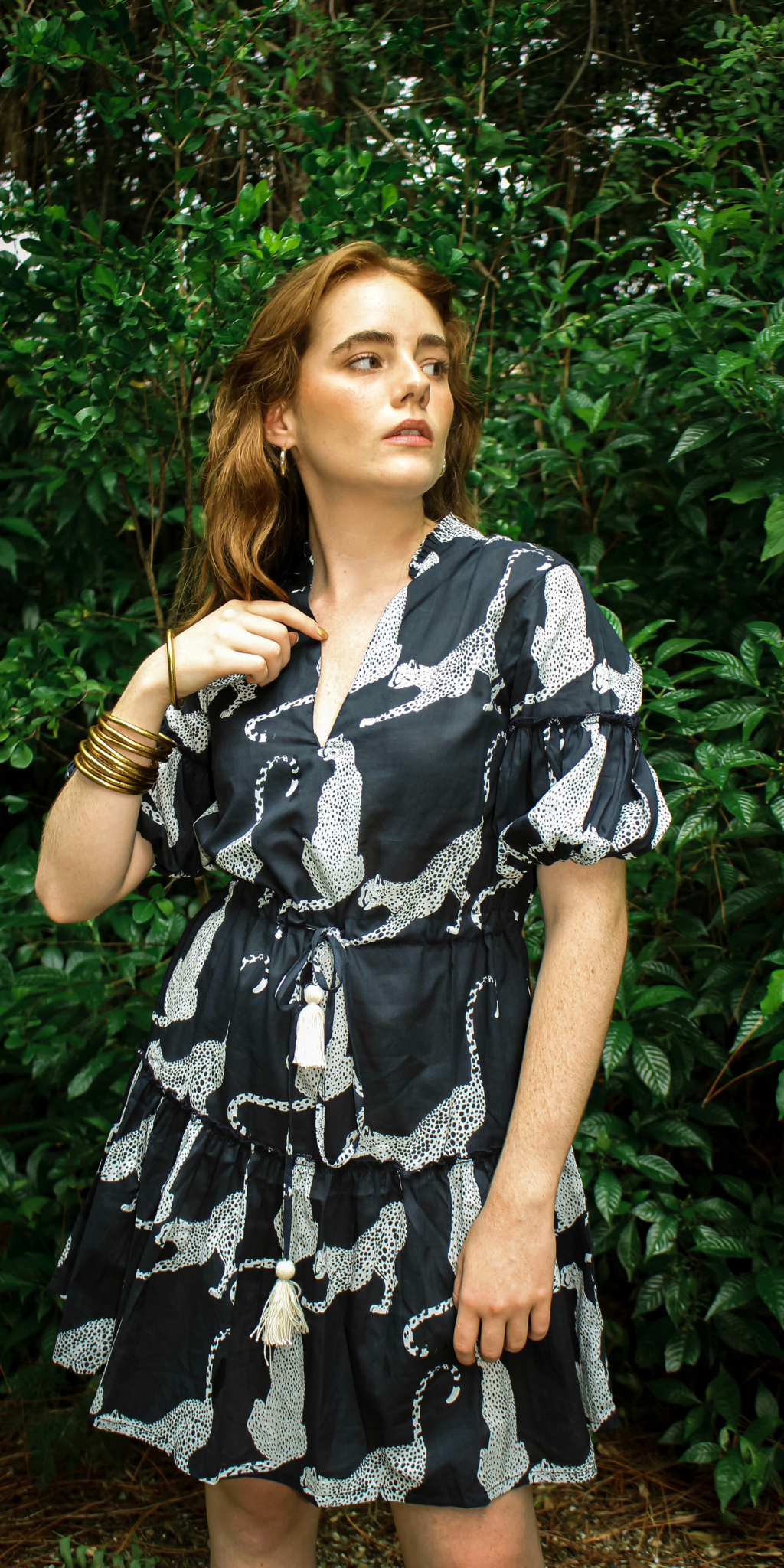 Black Panther Short Mao Dress