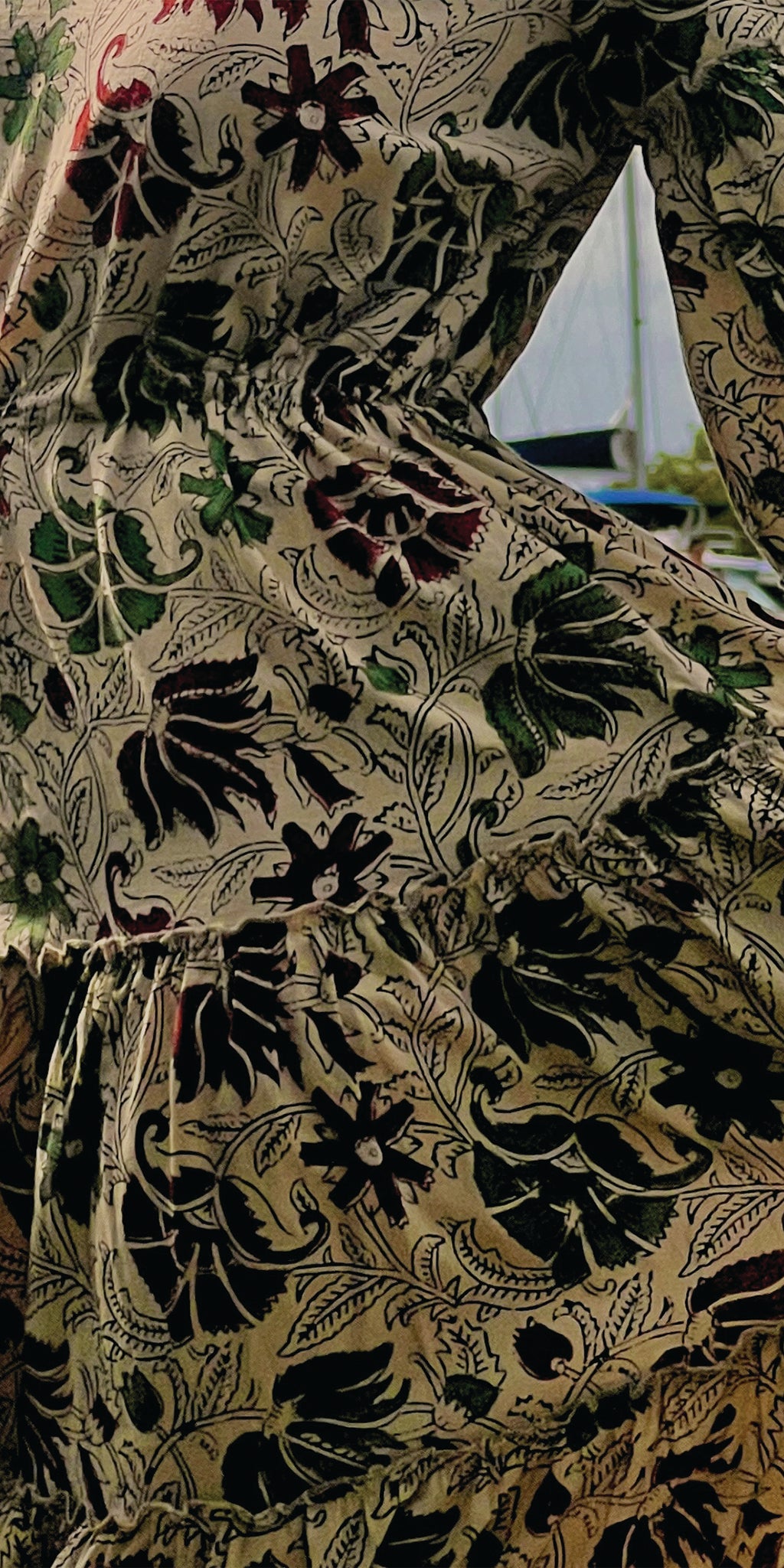 Chai Bagru Shirt Dress