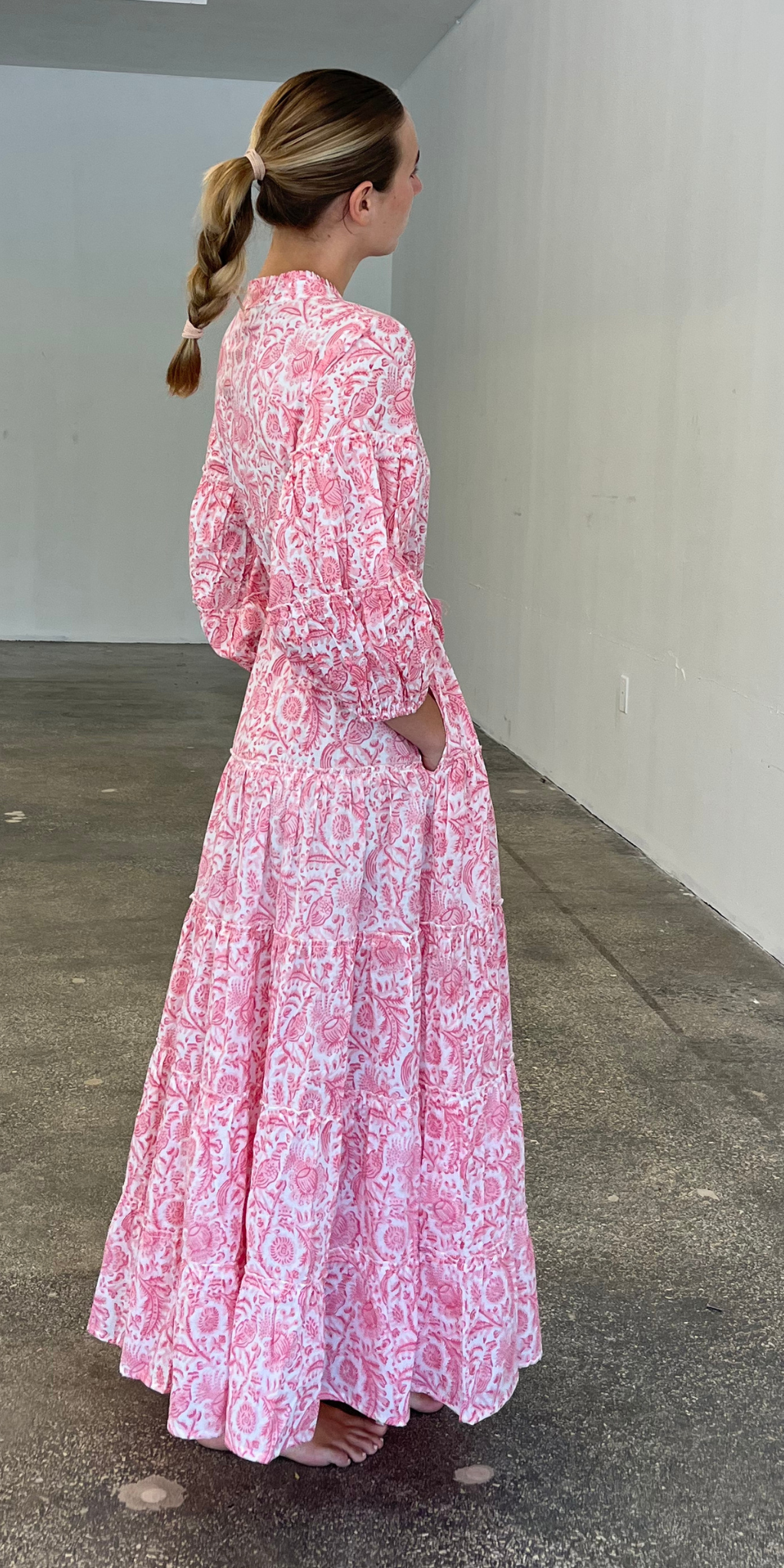 Pomegranate Pink Mao Dress