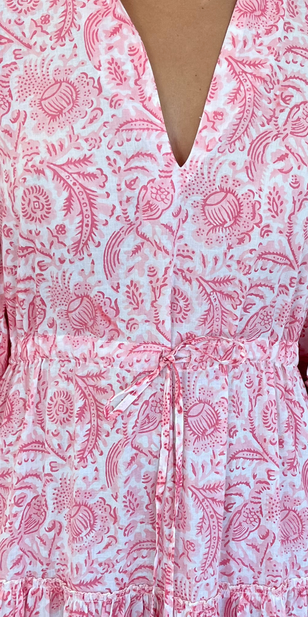 Pomegranate Pink Mao Dress