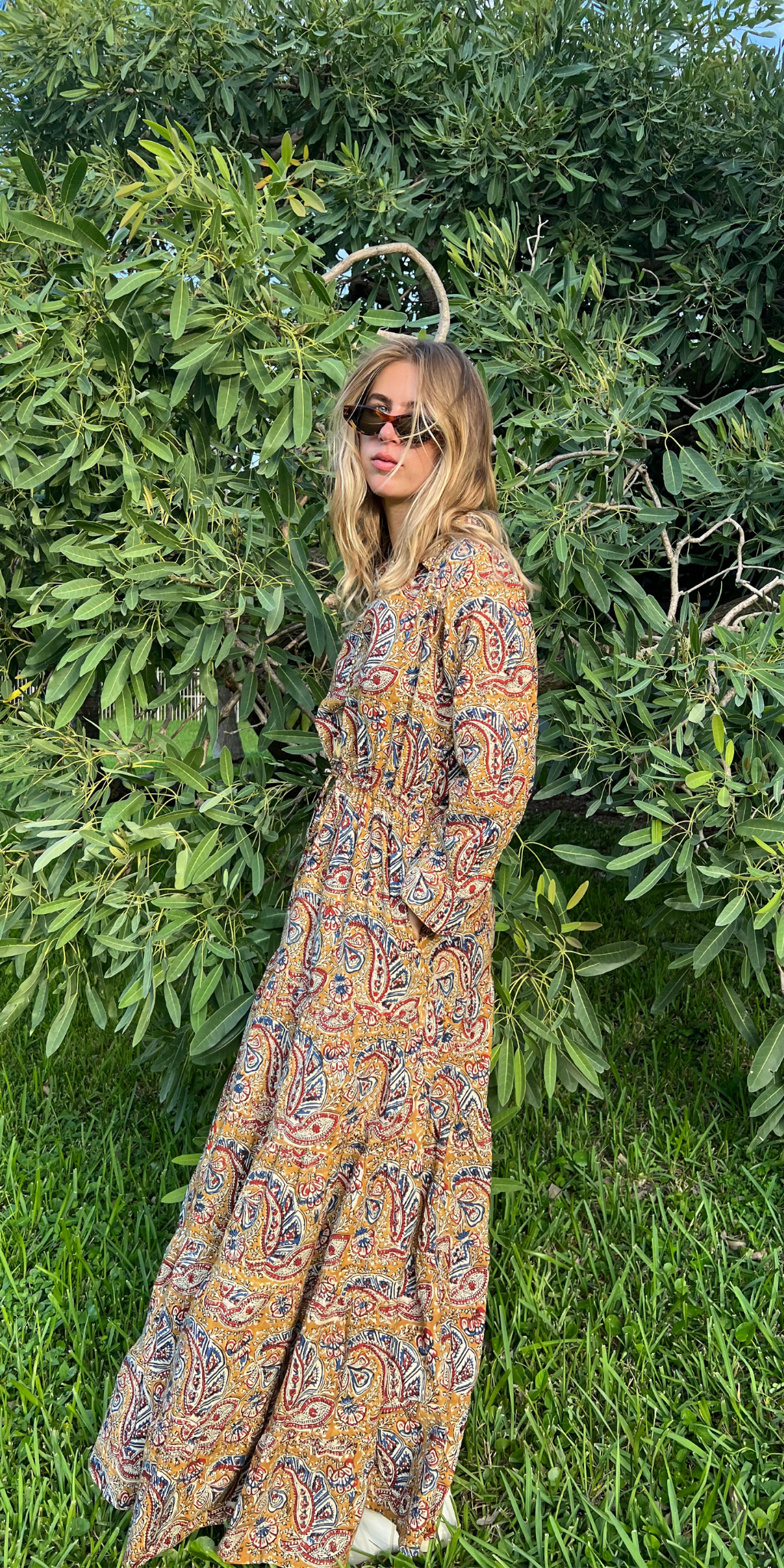 Kshirpa Bagru Shirt Dress