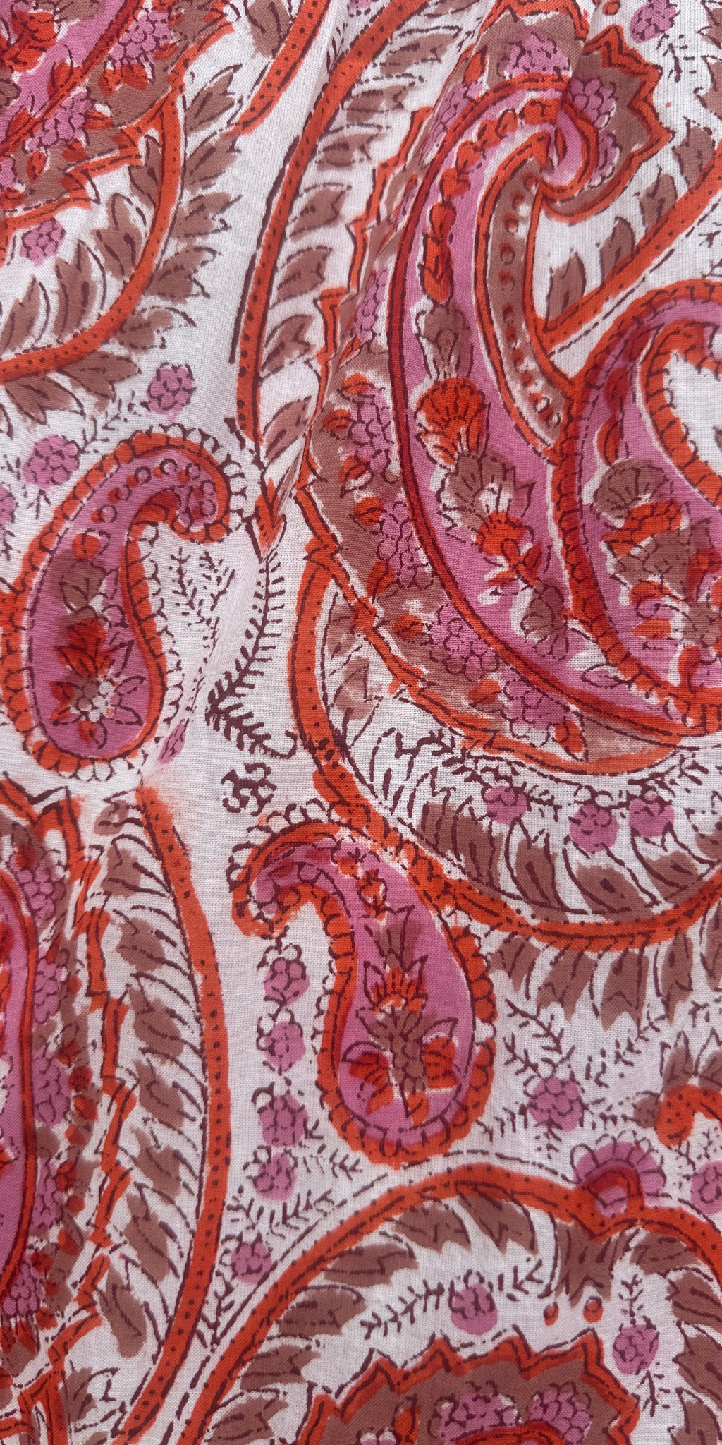Pink Paisley Twist Dress