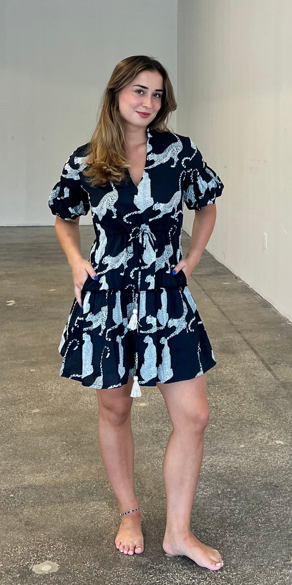 Black Panther Short Mao Dress
