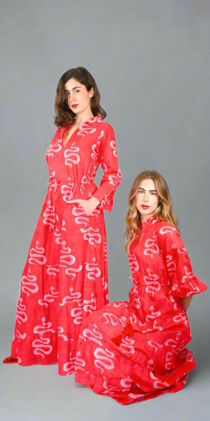 Kundalini Rising Long Mao Dress