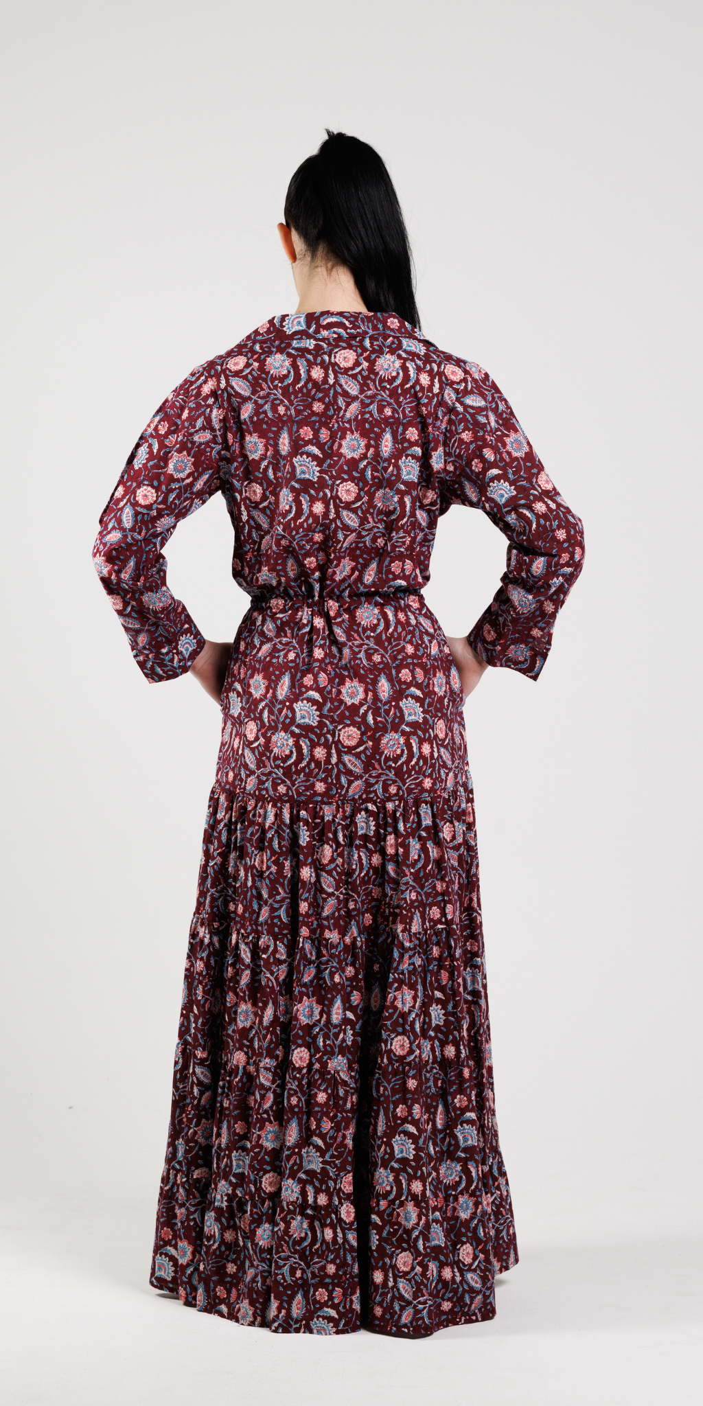 Mr.D Wine Shirt Dress