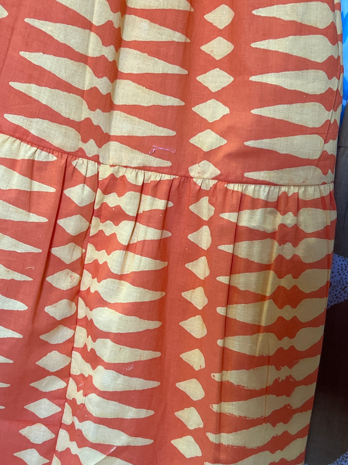 Clockwork Orange Cap Sleeve Dress