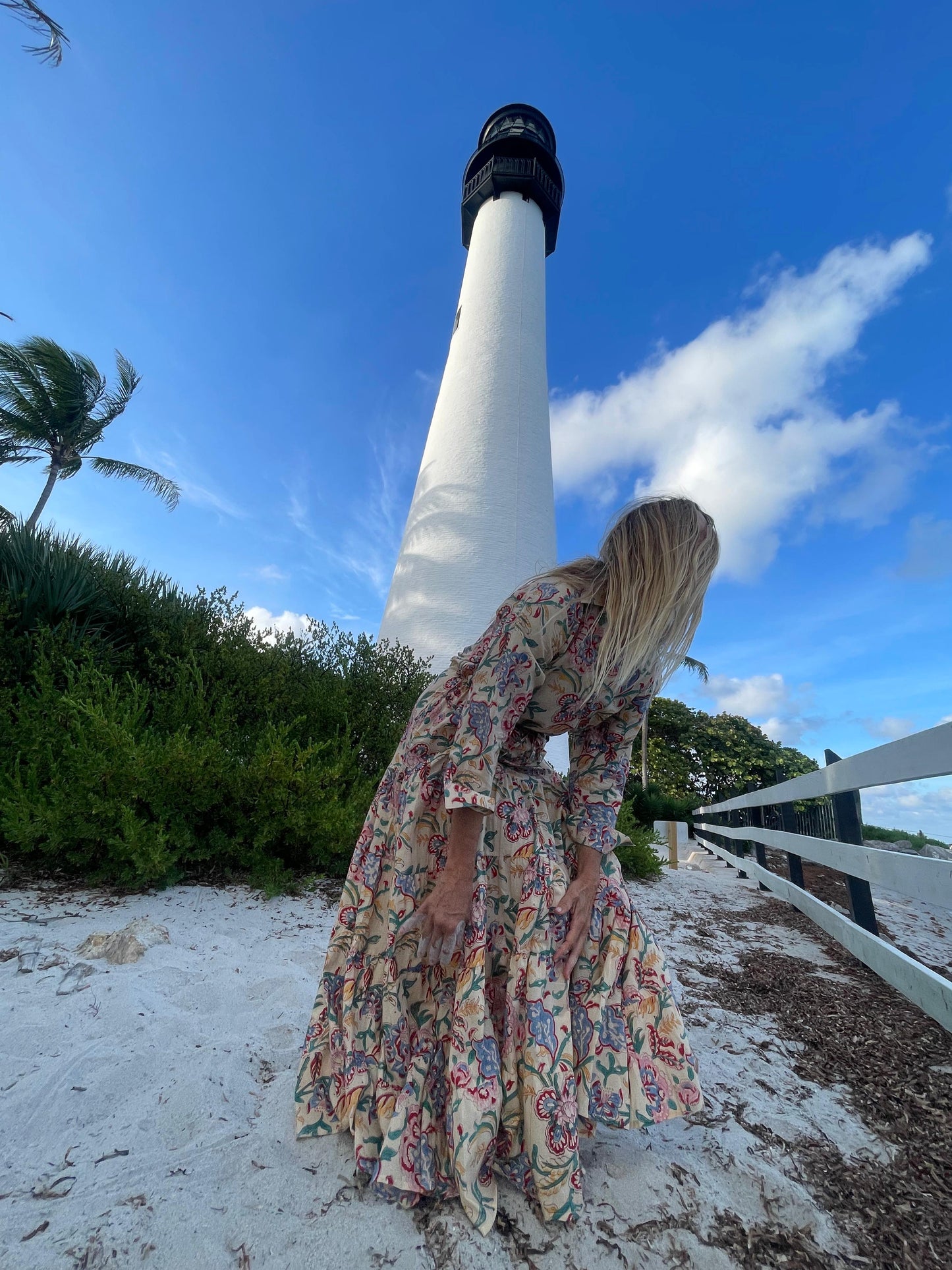 Sunwashed Flora Shirt Dress