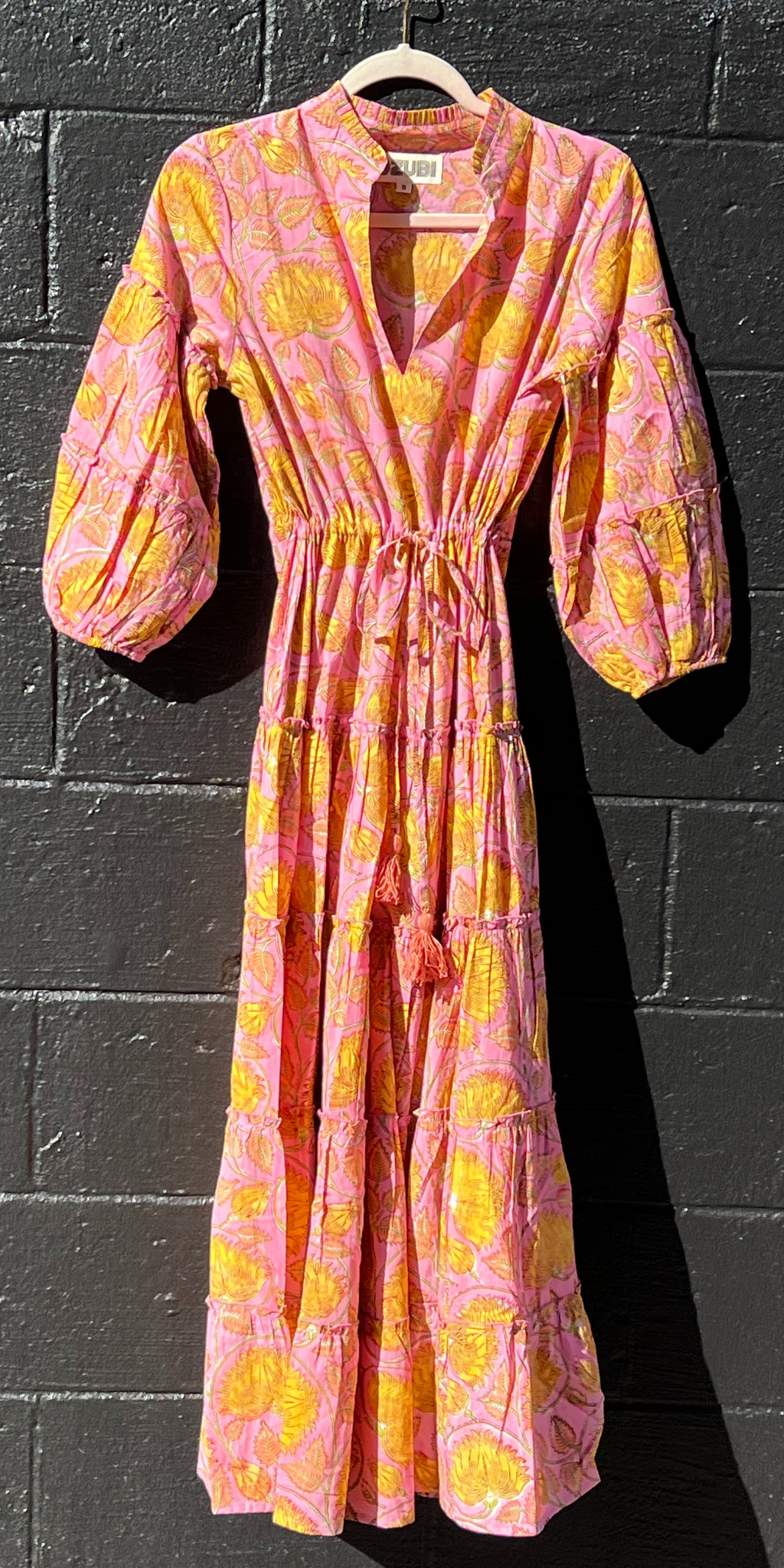 Sunny Blush Long Mao Dress