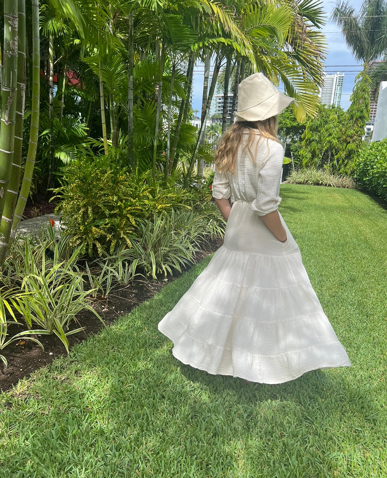 Double Gauze Atma Shirt Dress