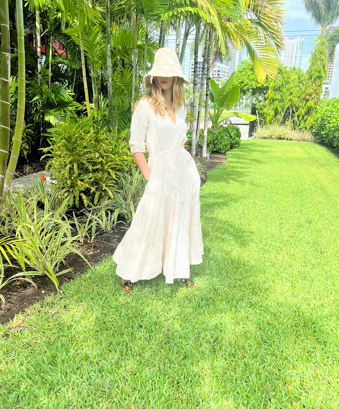 Double Gauze Atma Shirt Dress