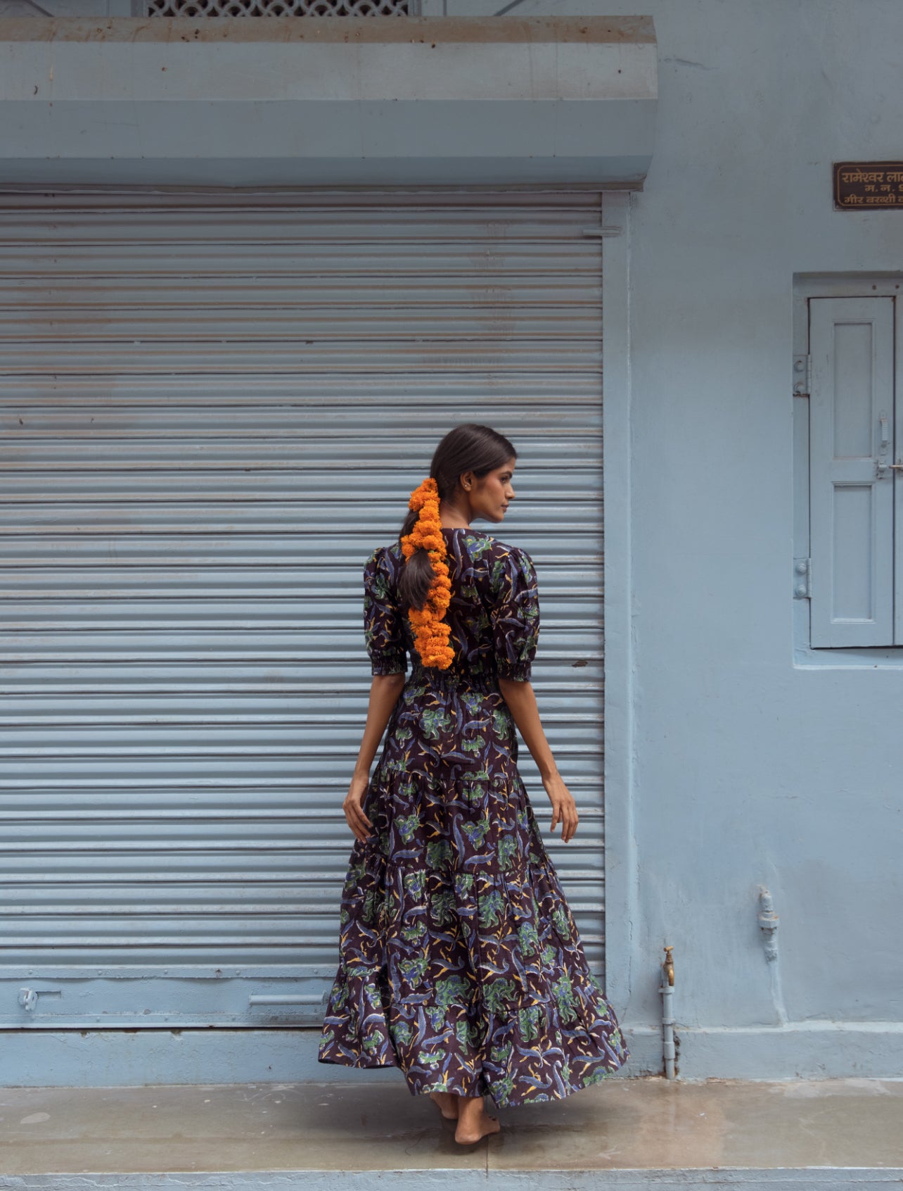 Riviera Puff Maxi Dress