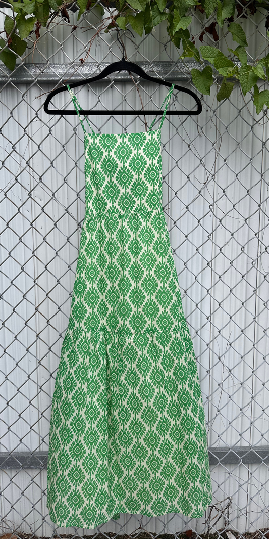Green-Eyed Twist Dress