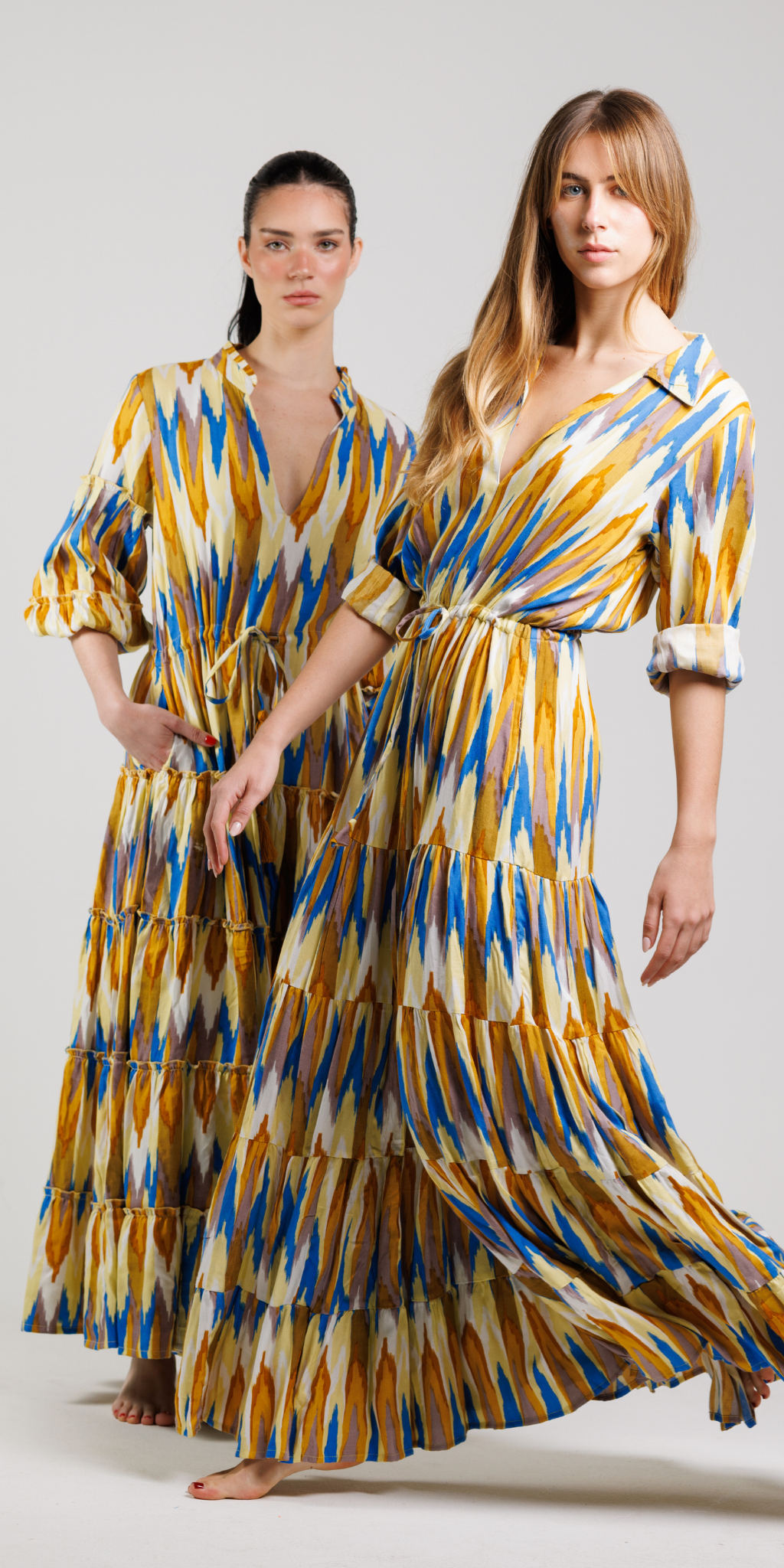 Himalaya Ikat Shirt Dress