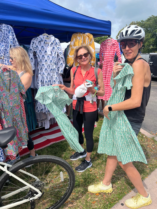 Green Kinetic Leaf Short Cap Sleeve Dress