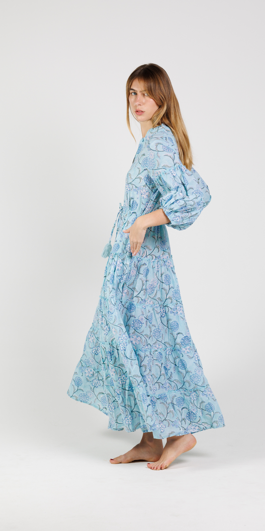 Ocean Breeze Long Mao Dress