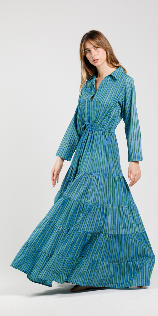 Bahia Stripes Shirt Dress