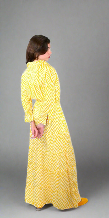 Mustard Seed Geo Long Shirt Dress