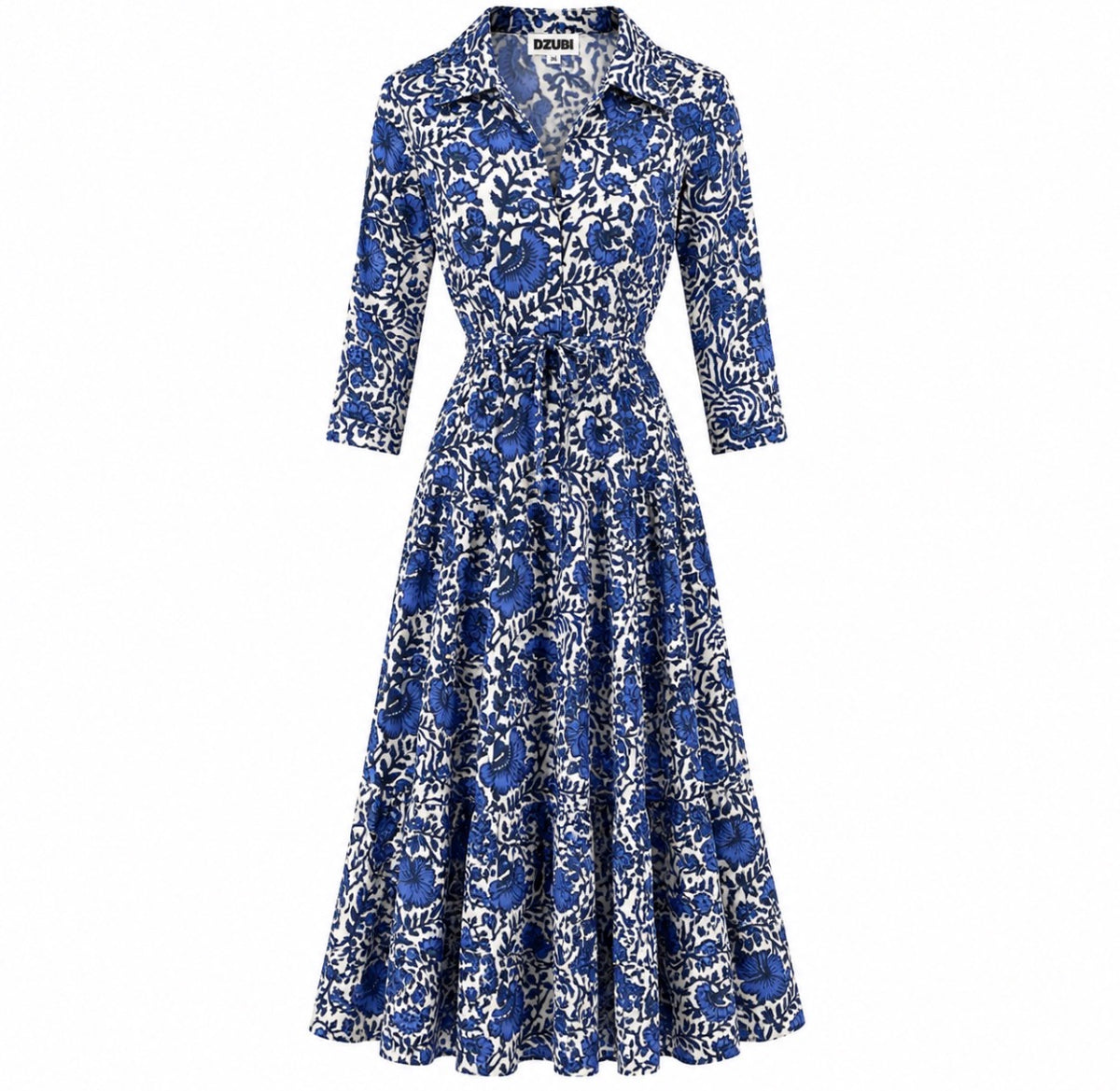 Capri Blue Shirt Dress