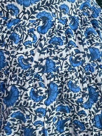 Ocean Blue Tiered Skirt