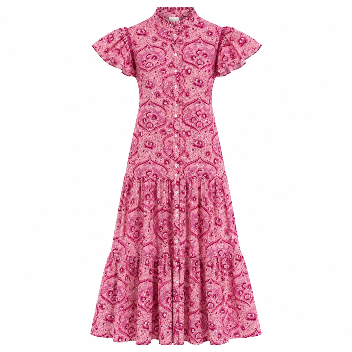 Pink Palace Cap Sleeve Dress