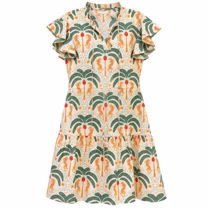 Wild Palm Short Dress