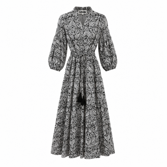 Black Orchid Long Mao Dress