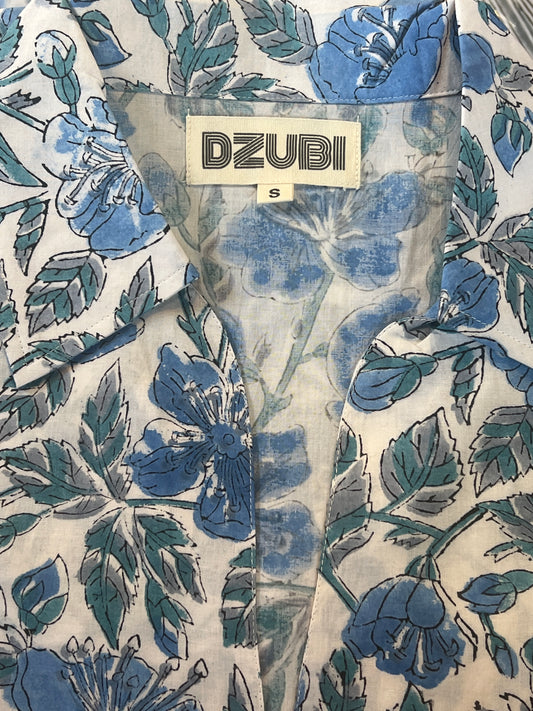 Blue Serenity Long Shirt Dress