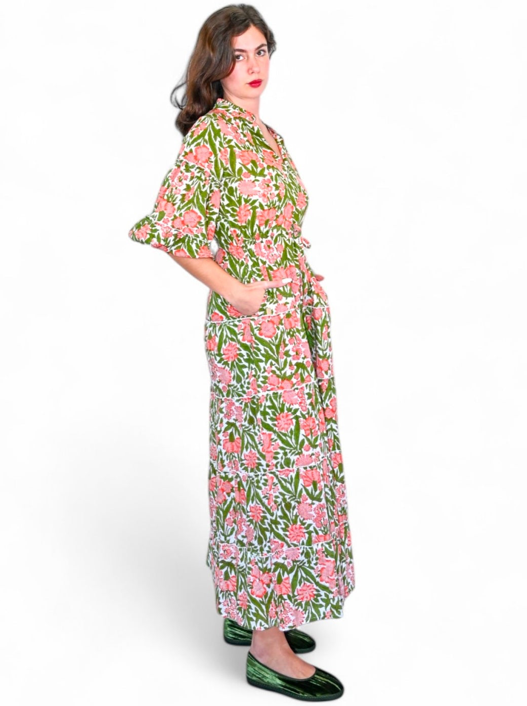 Lush Flora Long Mao Dress