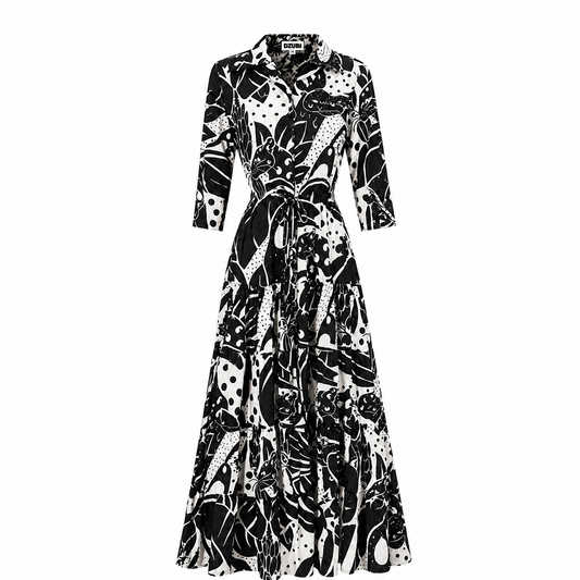 Moonlit Jungle Shirt Dress