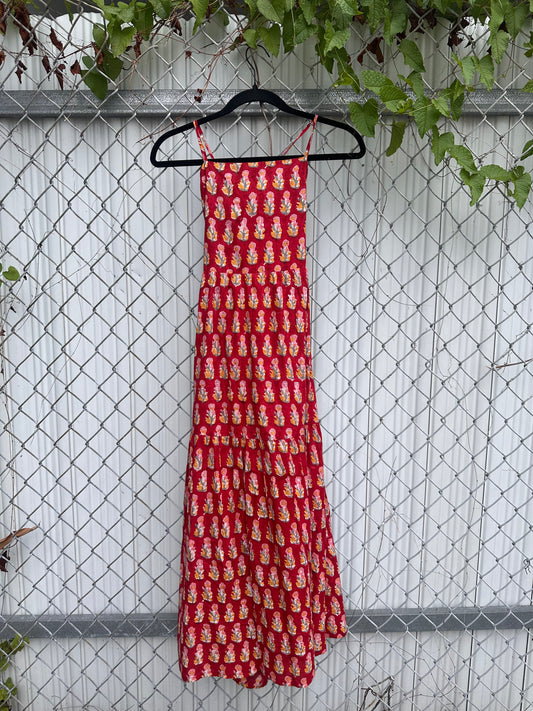 Crimson Rose Twist Dress